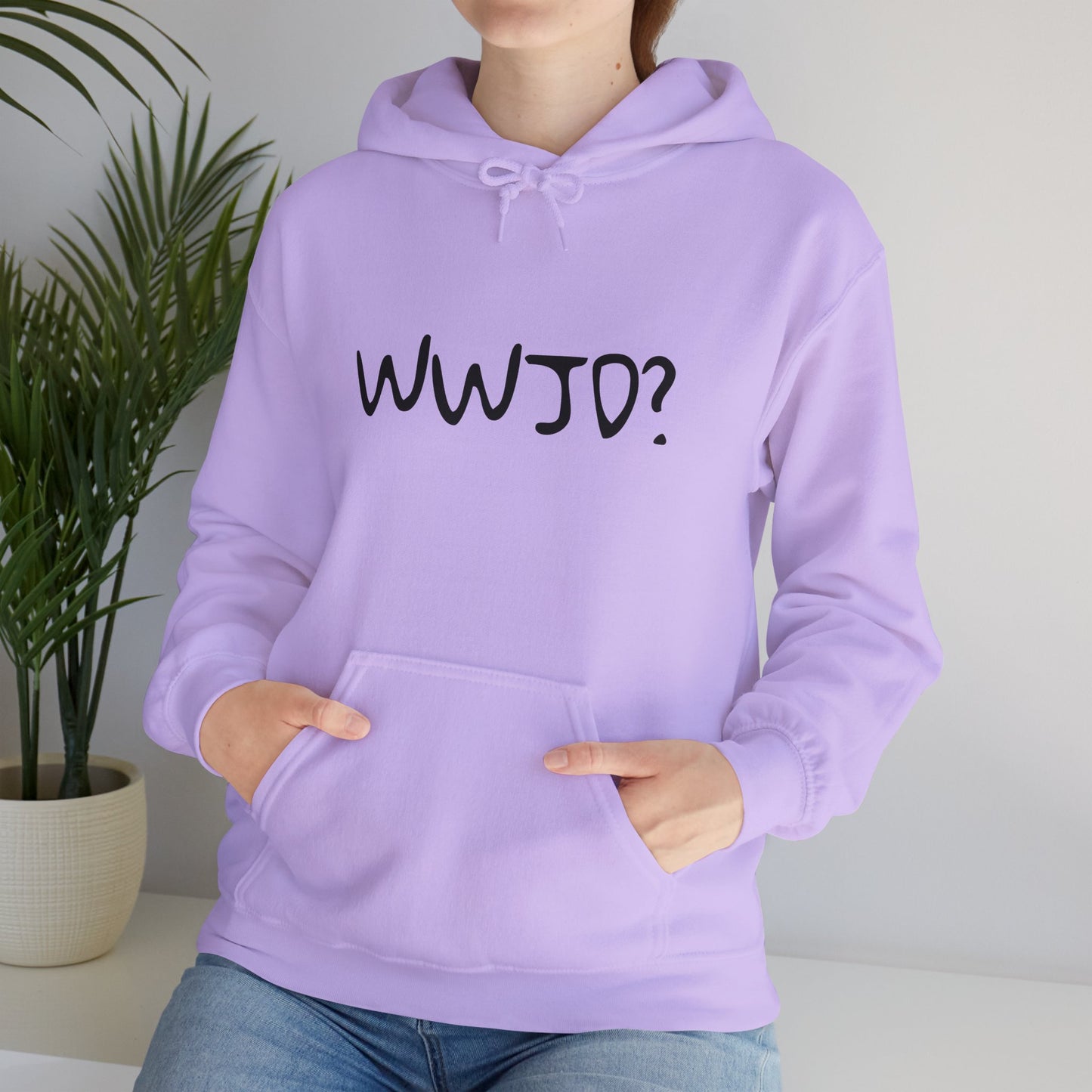 Hooded Sweatshirt WWJD? (What would Jesus do?)