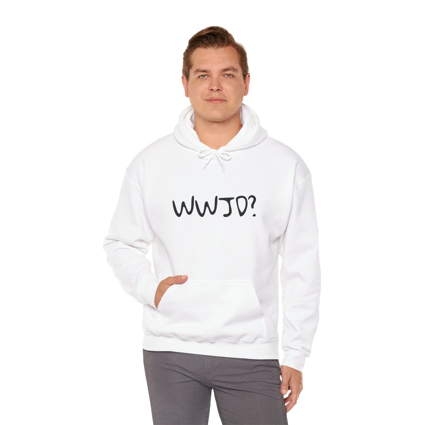 Hooded Sweatshirt WWJD? (What would Jesus do?)