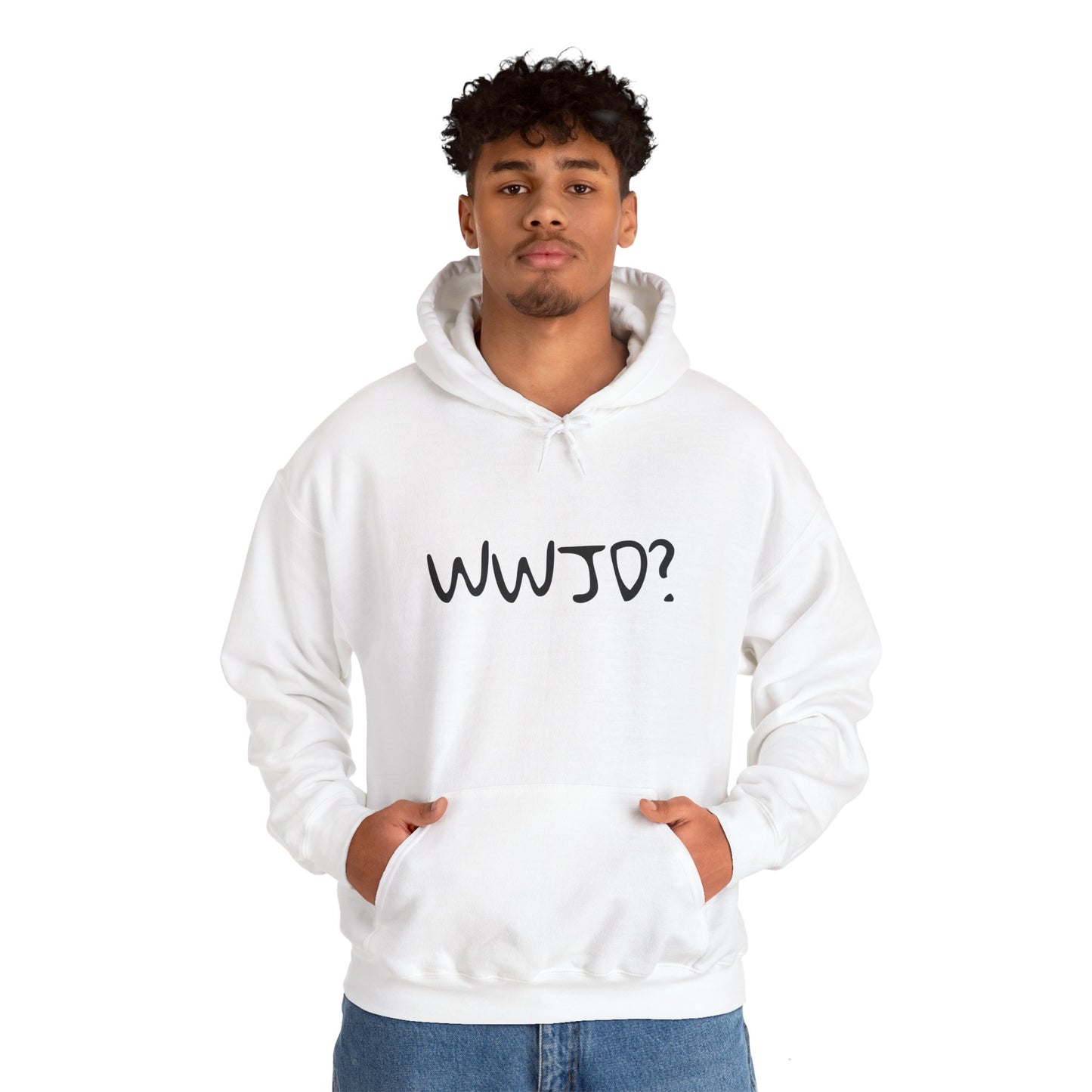 Hooded Sweatshirt WWJD? (What would Jesus do?)