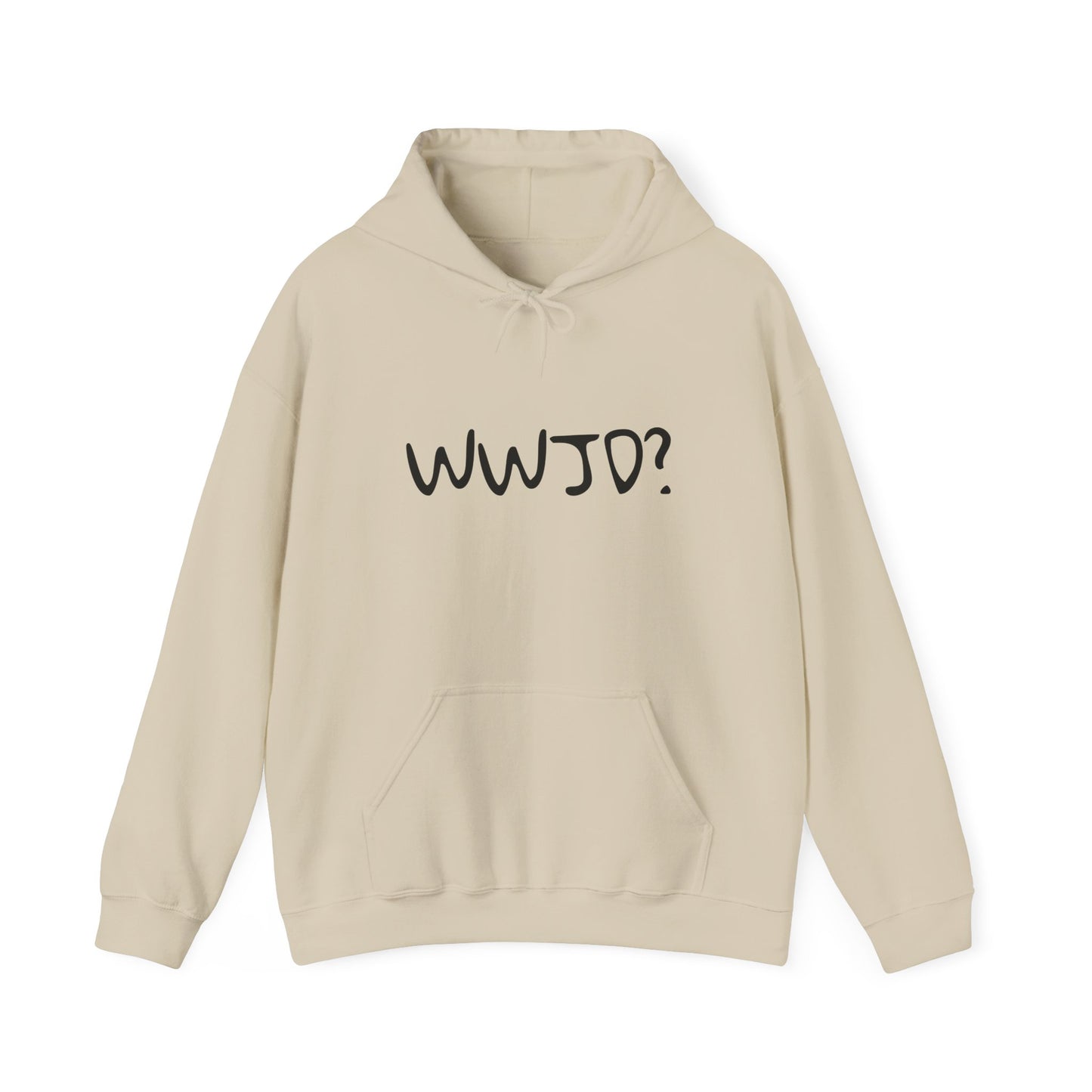 Hooded Sweatshirt WWJD? (What would Jesus do?)