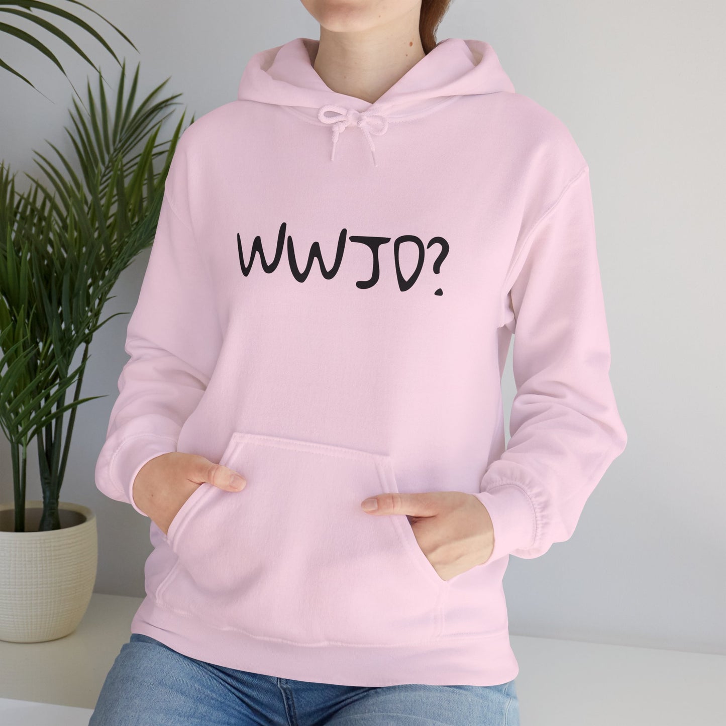 Hooded Sweatshirt WWJD? (What would Jesus do?)