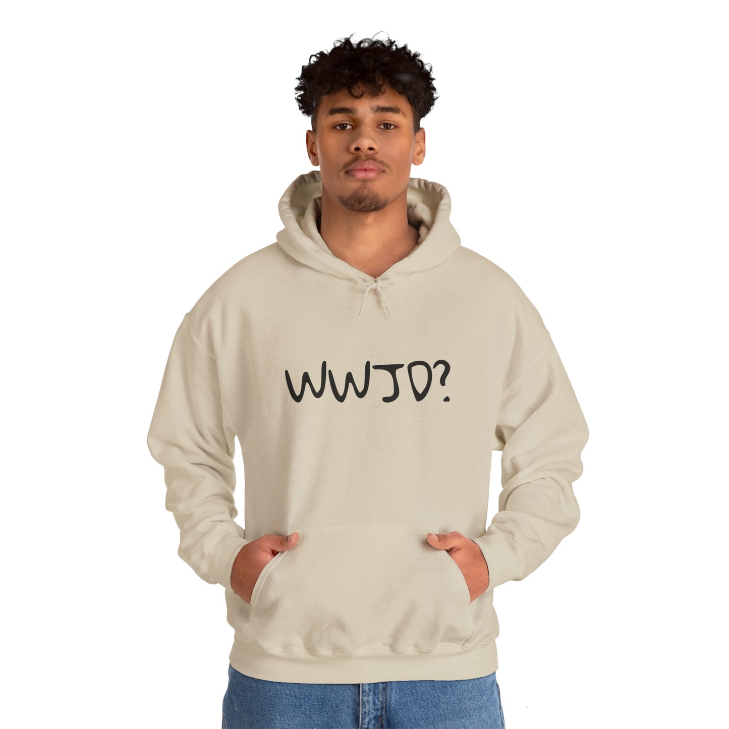 Hooded Sweatshirt WWJD? (What would Jesus do?)