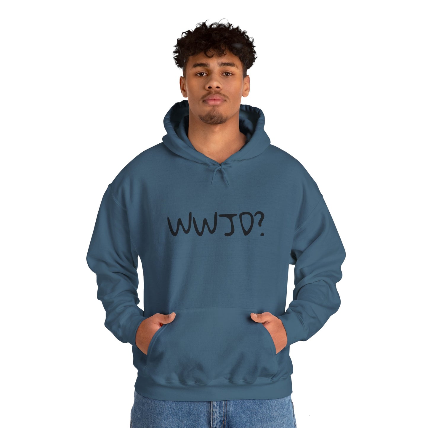 Hooded Sweatshirt WWJD? (What would Jesus do?)