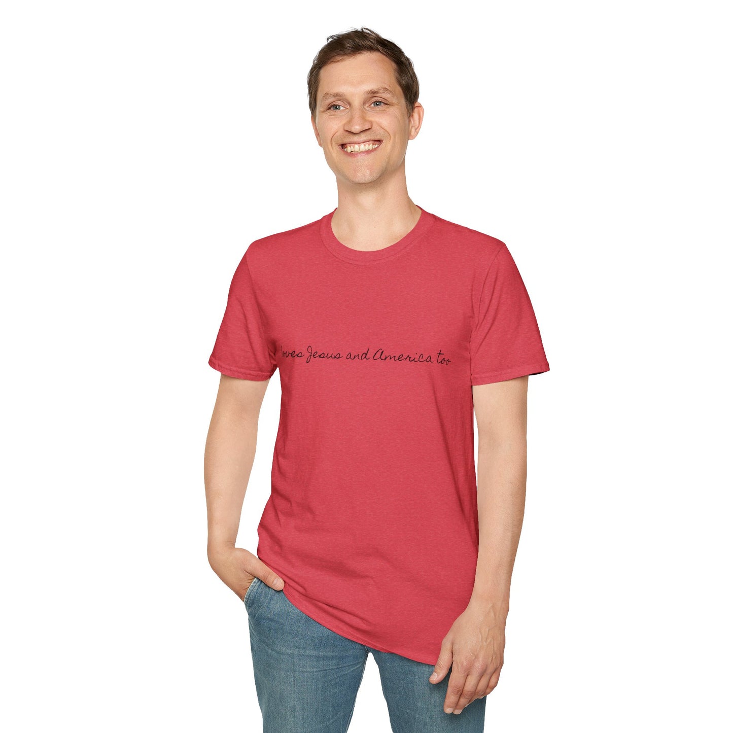 Loves Jesus and America Too T-shirt