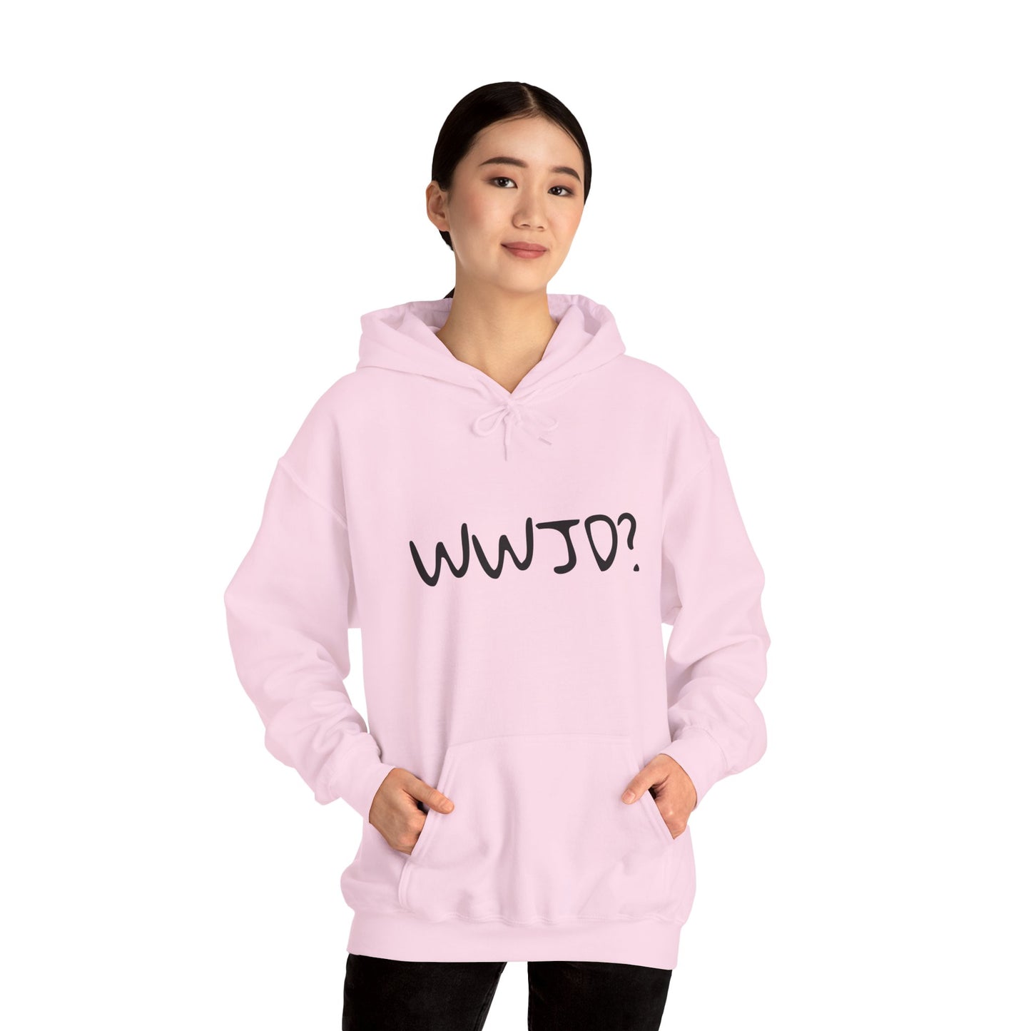 Hooded Sweatshirt WWJD? (What would Jesus do?)