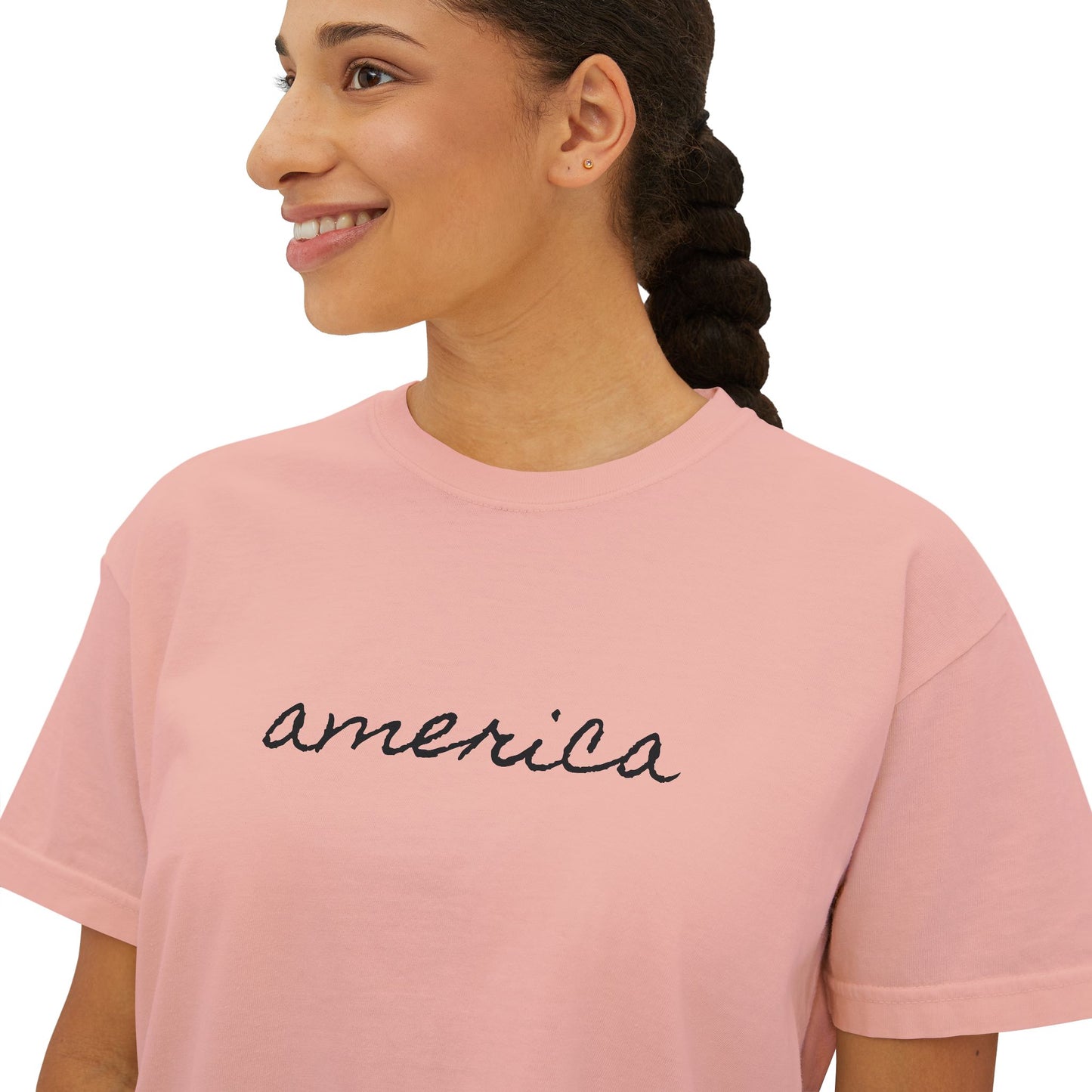 Minimalist America Boxy Tee