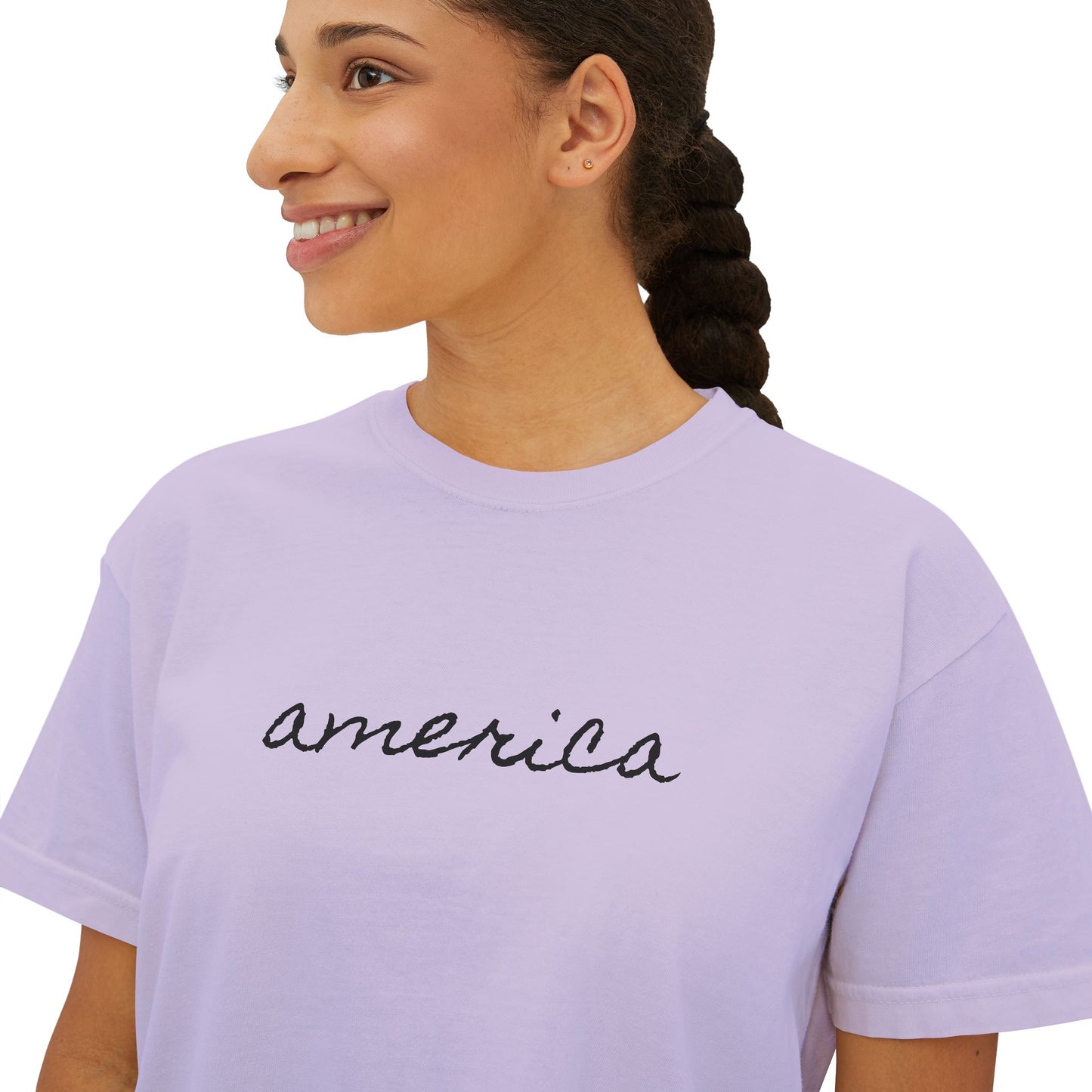 Minimalist America Boxy Tee