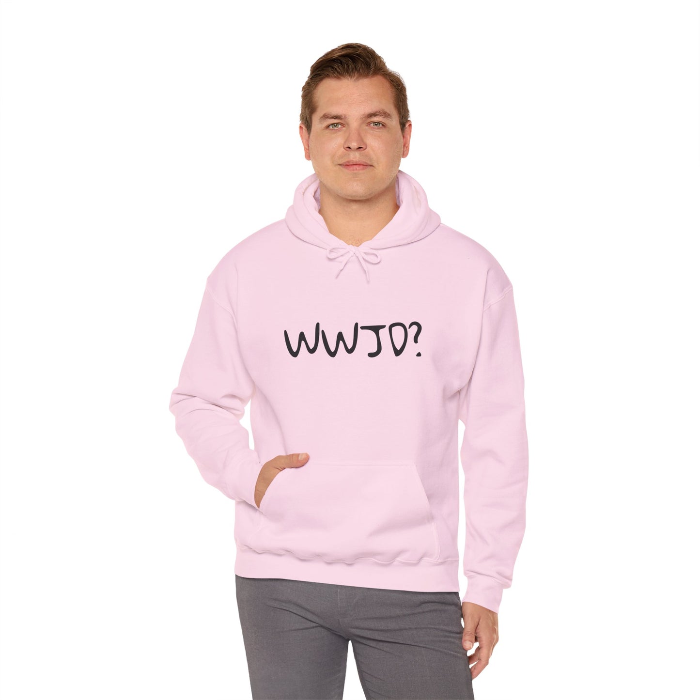 Hooded Sweatshirt WWJD? (What would Jesus do?)