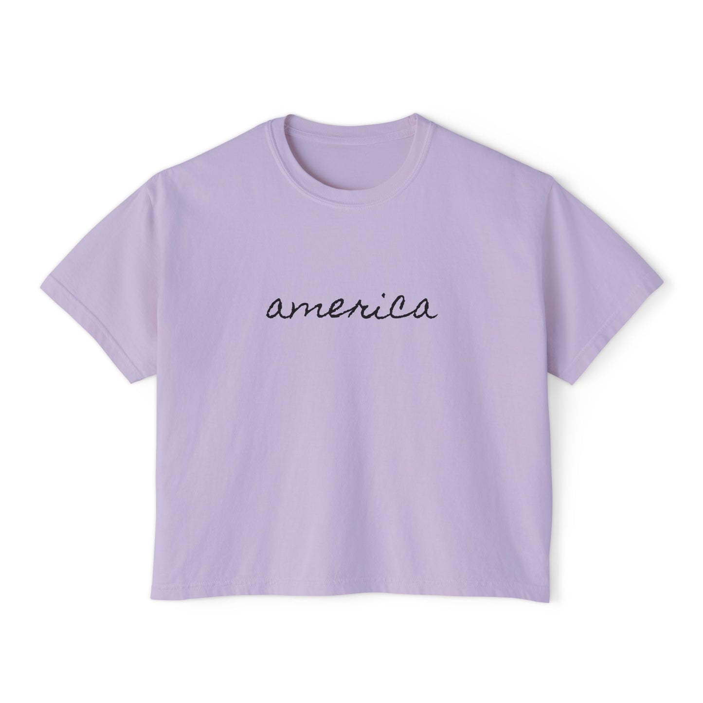 Minimalist America Boxy Tee