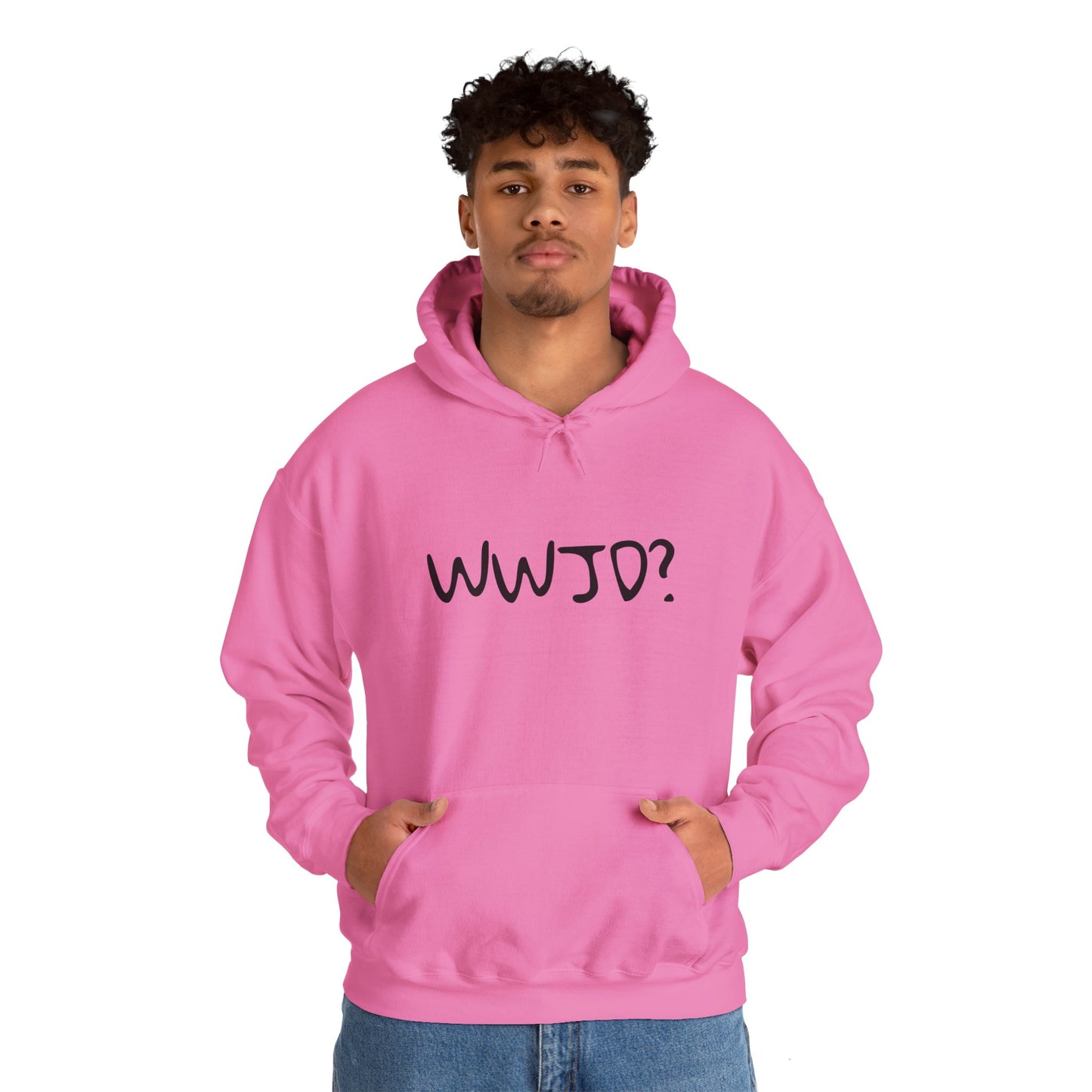 Hooded Sweatshirt WWJD? (What would Jesus do?)